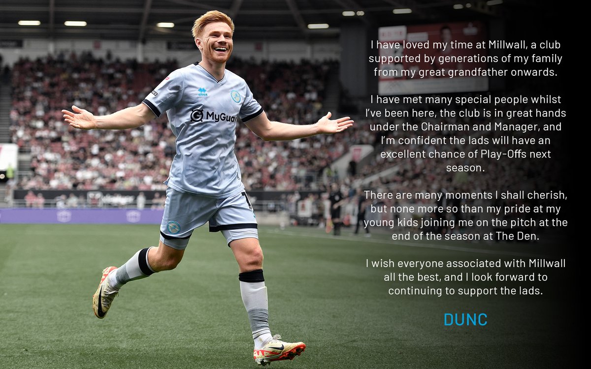 📝 A leaving message from Dunc.