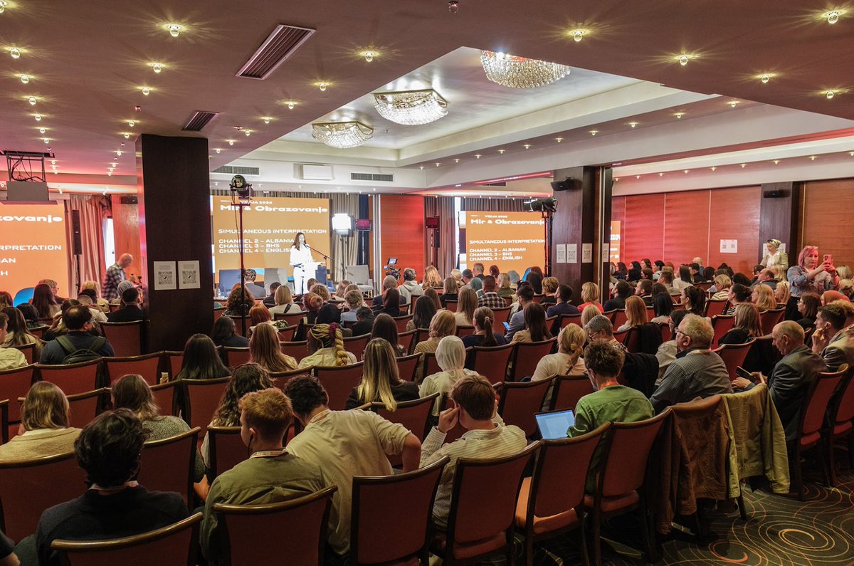 Ingrid Macdonald 🇺🇳 (@macdonaldingrid) on Twitter photo Honoured to open today’s Regional #PeaceEducation Conference in Sarajevo—part of <a href="/UNPeacebuilding/">United Nations Peacebuilding</a>’s #Youth4Peace programme. Engaging 250+ youth, educators & institutions from the Western Balkans to co-create a 2030 Vision for peace & education. Thanks to <a href="/UNFPABiH/">UNFPA BiH</a> & Step by Step! Honoured to open today’s Regional #PeaceEducation Conference in Sarajevo—part of <a href="/UNPeacebuilding/">United Nations Peacebuilding</a>’s #Youth4Peace programme. Engaging 250+ youth, educators & institutions from the Western Balkans to co-create a 2030 Vision for peace & education. Thanks to <a href="/UNFPABiH/">UNFPA BiH</a> & Step by Step!