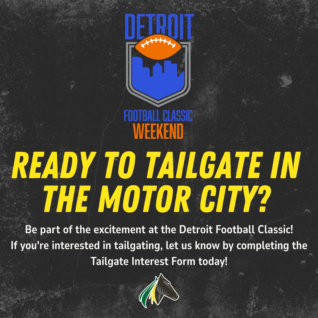 🚨 Thorobred Nation, are you headed to the Detroit Football Classic? 🚨

Are you planning to tailgate? 

Let us know by completing the Tailgate Interest Form today!

🔗 : tinyurl.com/bdepctr9

#KSUFB