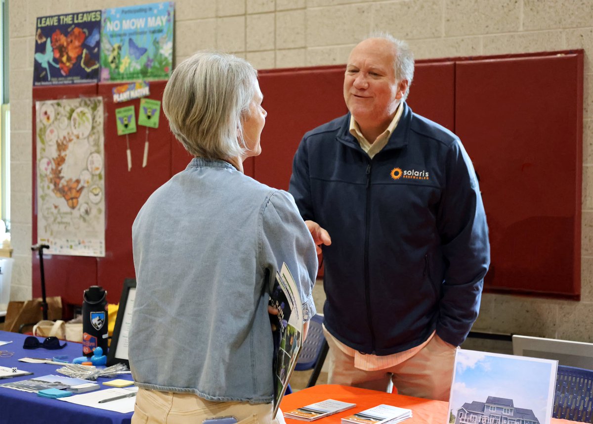 We sponsored the Greater #Newburyport #Green Expo this weekend. We a ton of had fun talking to attendees about #solar. We also received an Environmental Stewardship Award for exhibiting and educating the community. 🌎