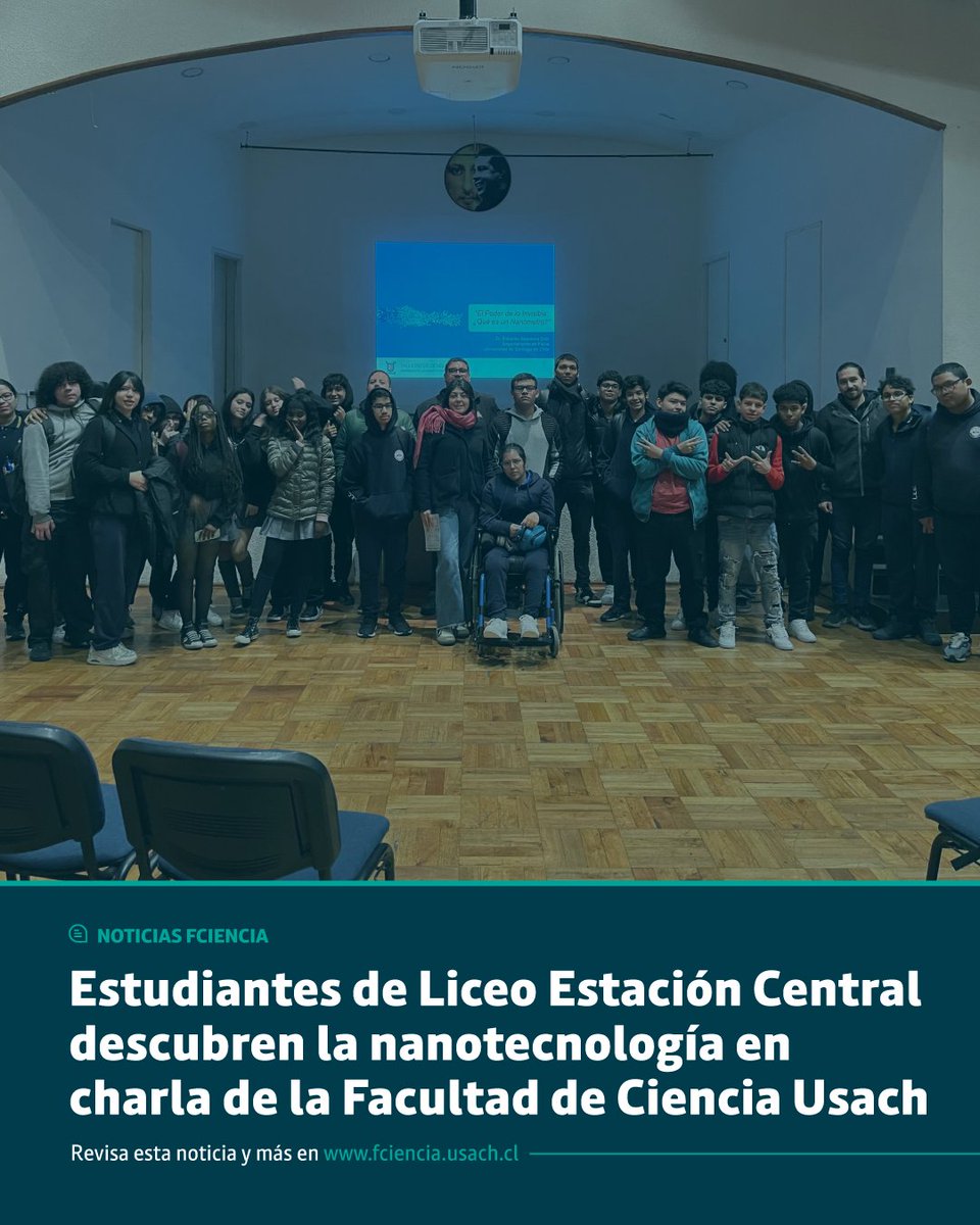 🔬💡 Estudiantes del Liceo Estación Central descubren el fascinante mundo de la nanotecnología en una jornada llena de ciencia, curiosidad y creatividad.

🔗 Conoce todos los detalles en nuestra web: shorturl.at/RNbzi