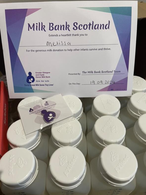 Today is #MilkDonationDay 🍼 

“When my daughter was in NICU, I could feed her—but the babies next to her relied on donor milk.”

Melissa went on to donate her own milk, helping babies across the country thrive 💜

👉 Learn more:  nhsggc.scot/hospitals-serv…