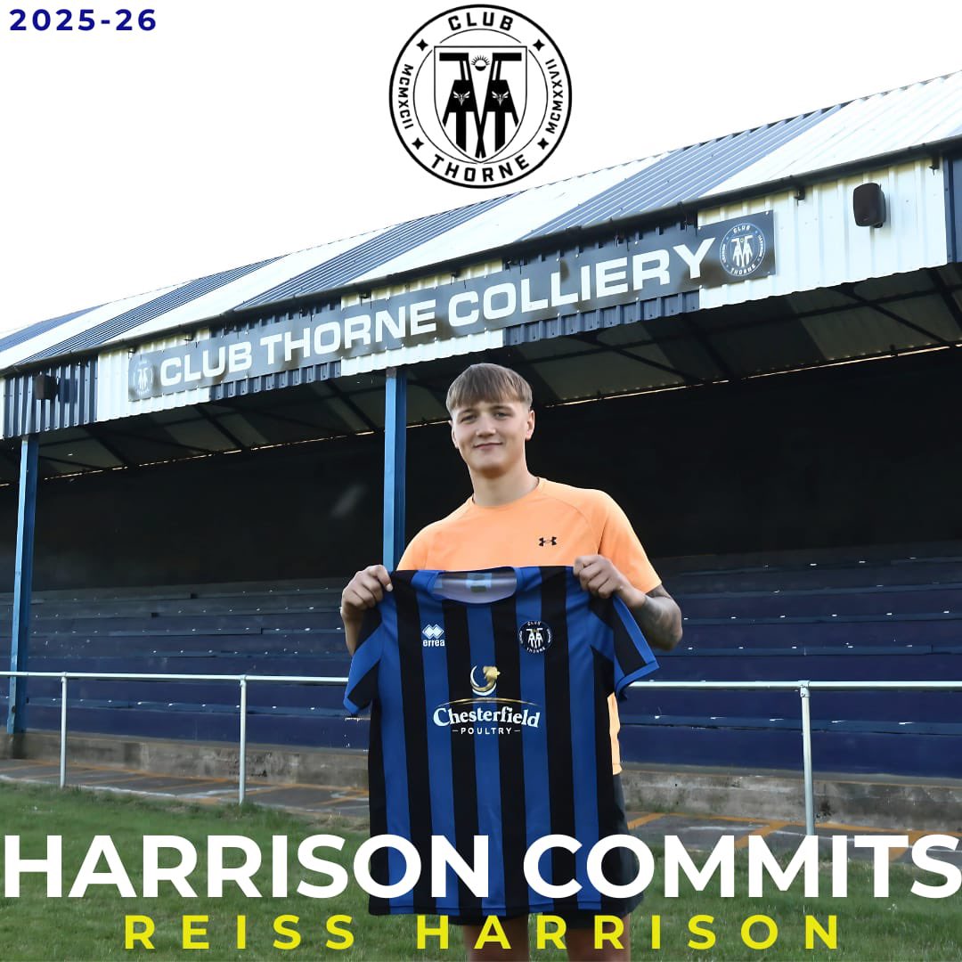 We are delighted to announce that Reiss Harrison has committed to Club Thorne for the 2025-26 NCEL Season 🔵⚫️

Everyone at the club is pleased to see Reiss return and we’re looking forward to the upcoming season 🙌