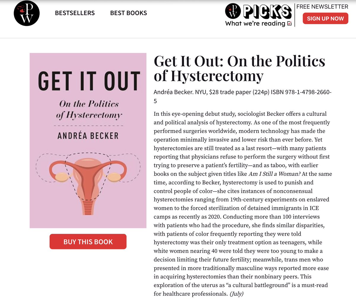 new review for GET IT OUT by <a href="/PublishersWkly/">Publishers Weekly</a>