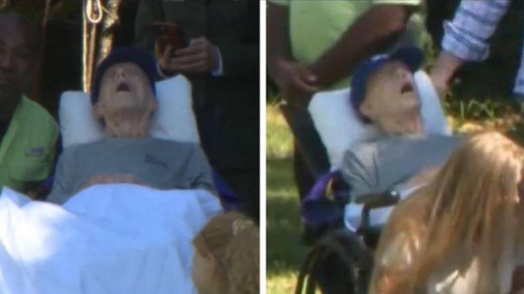 Back4TrumpMAGA's tweet image. Same people upset was ok with dragging 100yr old Jimmy Carter out to vote. 
Cheered the beating of Rand Paul.
Attempt on SCOTUS Kavanaugh.
Cheered on the assignati*n attempts on Trump.  Twice.
Used Biden knowing he wasn’t mentally or physically fit.

No moral high ground. 🤫