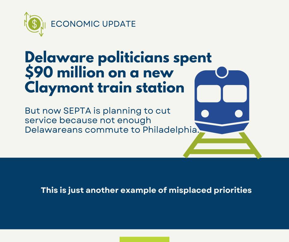Delaware isn’t attracting enough new residents — and too many current ones are leaving.

 Why? Because leaders have failed to address the basics:
 📷 Higher crime
 📷 Higher taxes
 📷 Poor schools
 📷 Rising cost of living

READ MORE tinyurl.com/3v75byxk