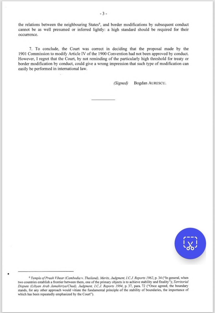 The Judgment on the merits in the case "Land and Maritime Delimitation and Sovereignty over Islands (Gabon/Equatorial Guinea)" was delivered today. I voted for all findings of <a href="/CIJ_ICJ/">CIJ_ICJ</a>. I also appended a Declaration to the Judgment (see below) ➡️