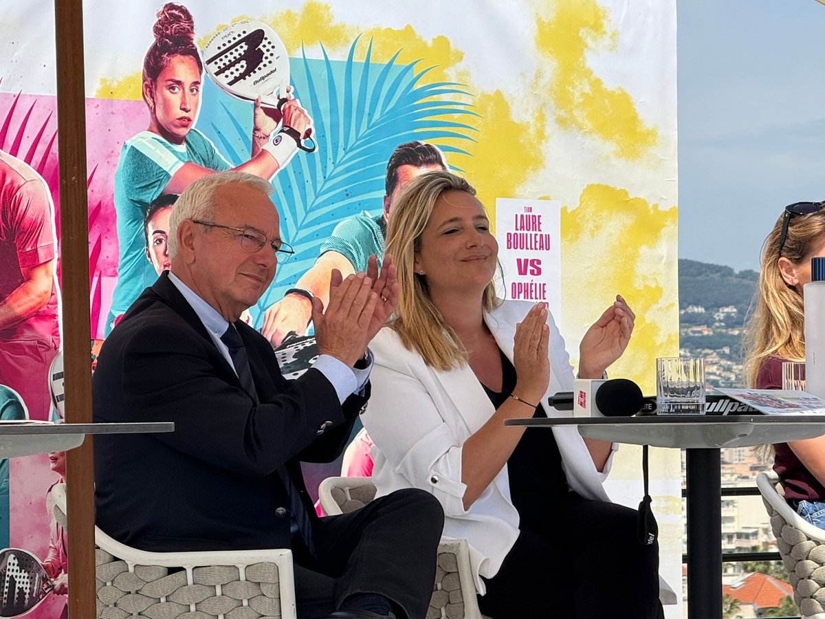 🎾 [SPORT] Le #BullPadelShow revient à <a href="/antibes_jlp/">Antibes JLP</a>  les 20 &amp; 21 juin 2025 ! Sport, stars, show &amp; soleil ☀️ Un événement exceptionnel sur la Côte d’Azur soutenu par <a href="/ProCotedazur/">Côte d'Azur France Tourisme</a>  et présenté aujourd'hui par <a href="/AlexndraBorchio/">Alexandra BORCHIO FONTIMP</a>, <a href="/JeanLeonetti/">Jean Leonetti</a>, <a href="/ophmeunier/">Ophelie Meunier</a> &amp;
<a href="/laureboulleau/">Boulleau Laure</a>.

Pour en