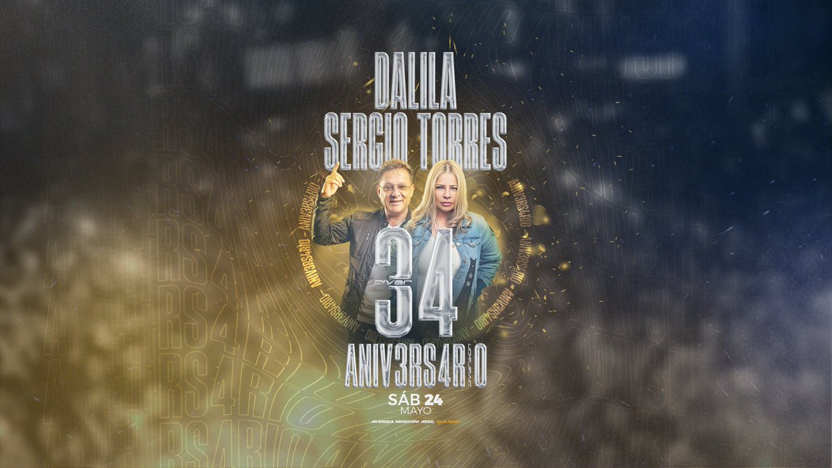 34 ANIVERSARIO SABADO 24/05❤️