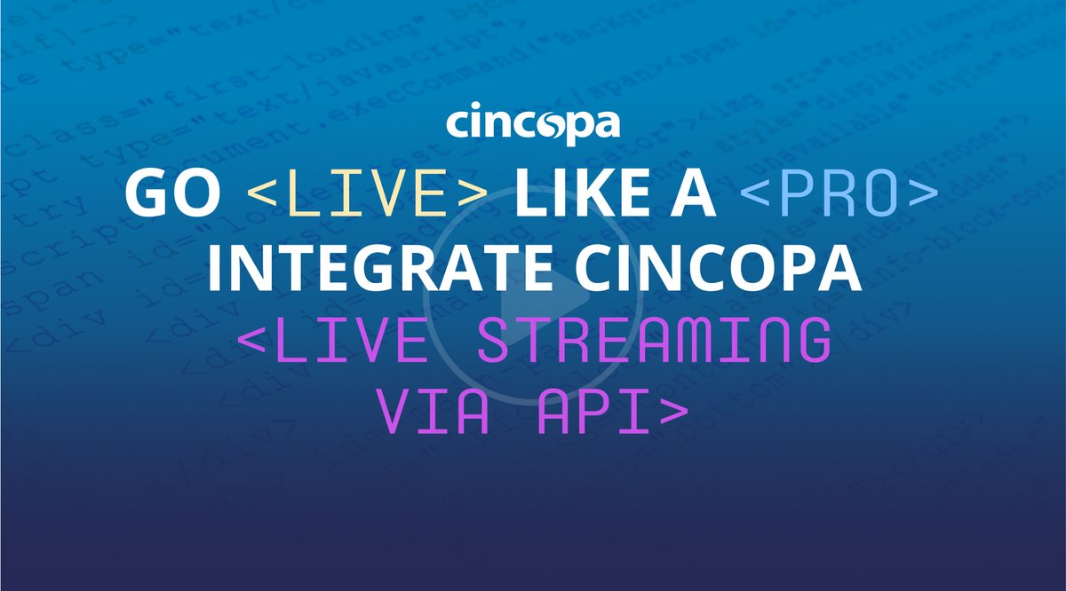 Build live video into your product fast.

Cincopa’s Live Video API lets you manage &amp; embed streams with minimal code:
✅ RTMP setup
✅ Real-time URLs
✅ Iframe embeds
✅ Usage reporting

See it in action 👉 hubs.li/Q03lfN6w0