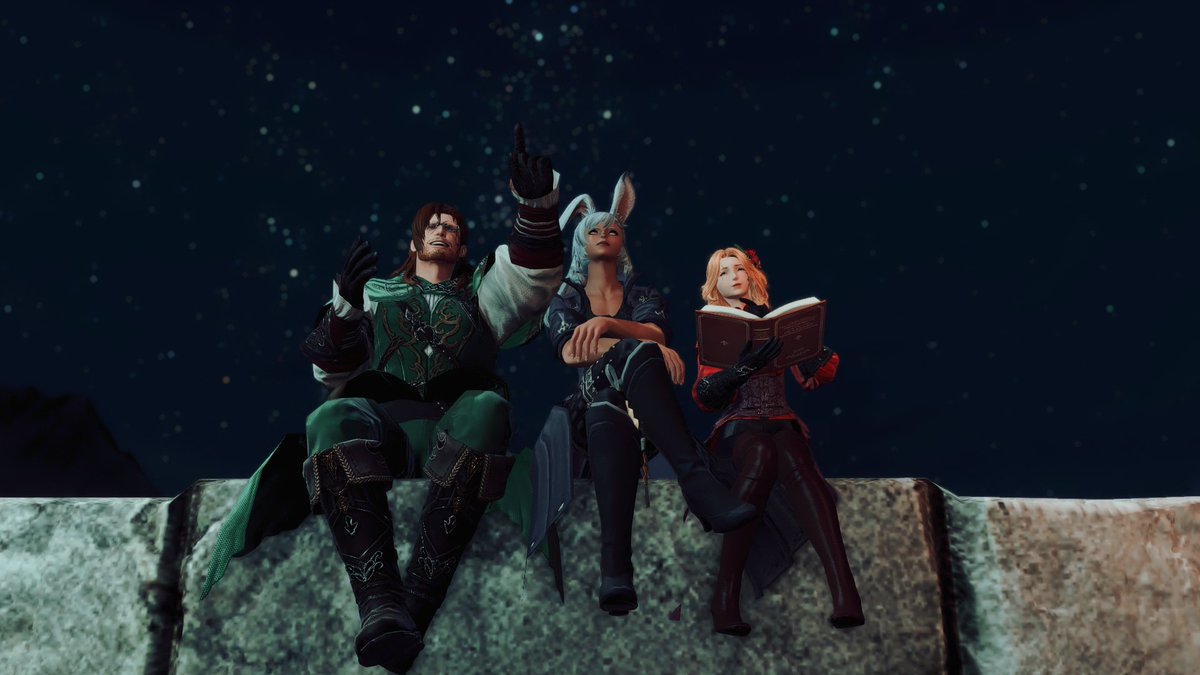 HaldbyrmIchiban's tweet image. #FF14 #GPOSERS #ffxivpolyamoryweek2025 #Haldbyrm #Arya #Lyna
Day 2 - Celestial
"Learning to stargaze on the new skies"