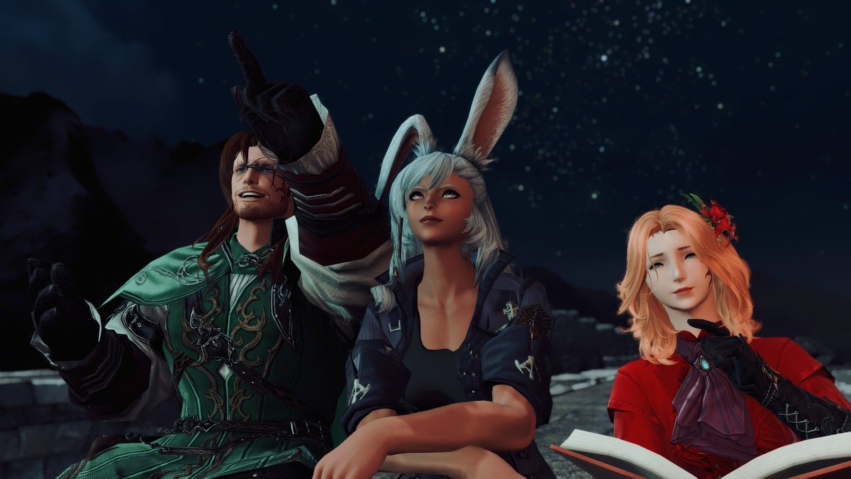 HaldbyrmIchiban's tweet image. #FF14 #GPOSERS #ffxivpolyamoryweek2025 #Haldbyrm #Arya #Lyna
Day 2 - Celestial
"Learning to stargaze on the new skies"