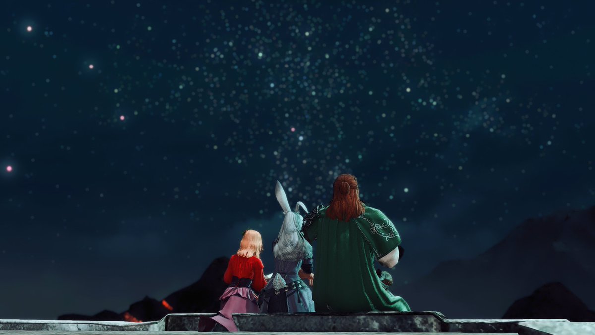 HaldbyrmIchiban's tweet image. #FF14 #GPOSERS #ffxivpolyamoryweek2025 #Haldbyrm #Arya #Lyna
Day 2 - Celestial
"Learning to stargaze on the new skies"
