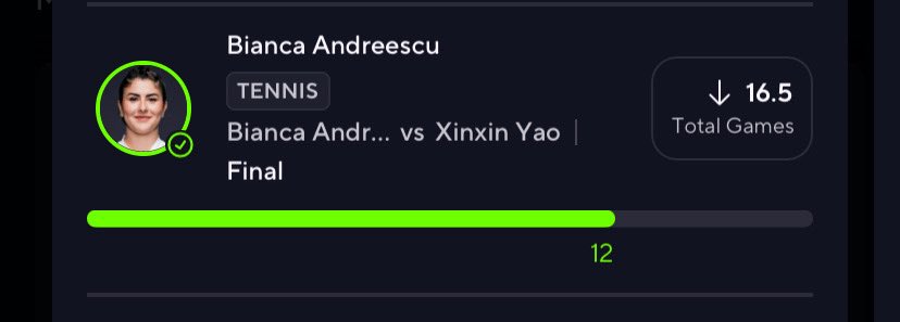 reversebarrypp's tweet image. BANG ✅✅✅ y’all know we always get back 😤 50-14 on potds 🔥🔥

Bianca with the double bagel 😮‍💨

Show some love I’ll be back tonight ❤️‍🔥

#PrizePicks #tennis #wins #gamblingX #potd