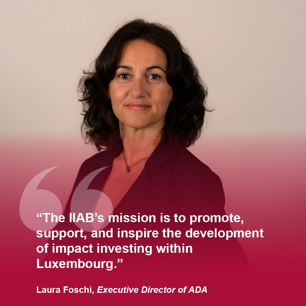 💬 ADA’s Executive Director Laura Foschi explains the mission of the Luxembourg Sustainable Finance Initiative’s recently founded Impact Investing Advisory Board (IIAB), of which she is a member ADA’s Executive Director: swll.to/lsfi-laura