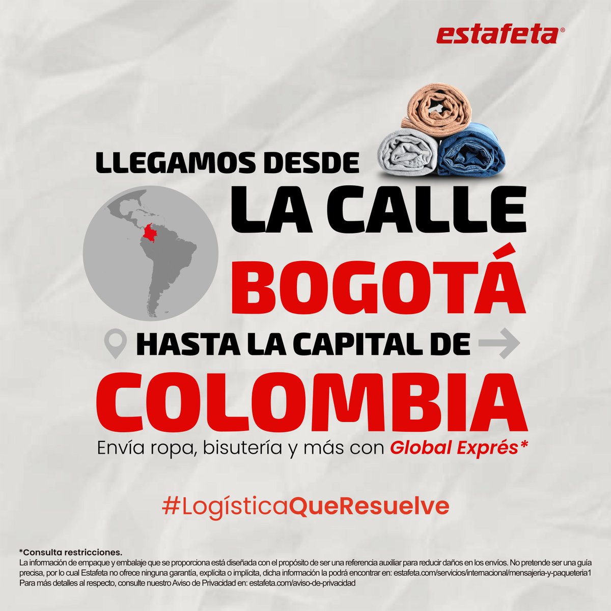 Conectamos negocios, afectos y distancias.
Tus envíos profesionales y personales llegan más rápido de lo que imaginas.
📈 Porque en esta red, tú mueves el mundo.
#LogísticaQueResuelve