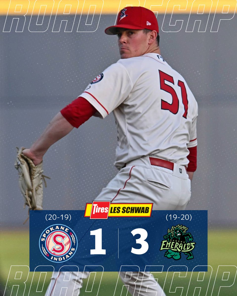 Spokane Indians (@spokaneindians) on Twitter photo McCade Brown struck out seven over five innings of one-run ball, but Spokane's offense sputtered in the series finale. Here is yesterday's Road Recap from Eugene powered by <a href="/LesSchwab/">Les Schwab Tires</a>. #GoSpo McCade Brown struck out seven over five innings of one-run ball, but Spokane's offense sputtered in the series finale. Here is yesterday's Road Recap from Eugene powered by <a href="/LesSchwab/">Les Schwab Tires</a>. #GoSpo