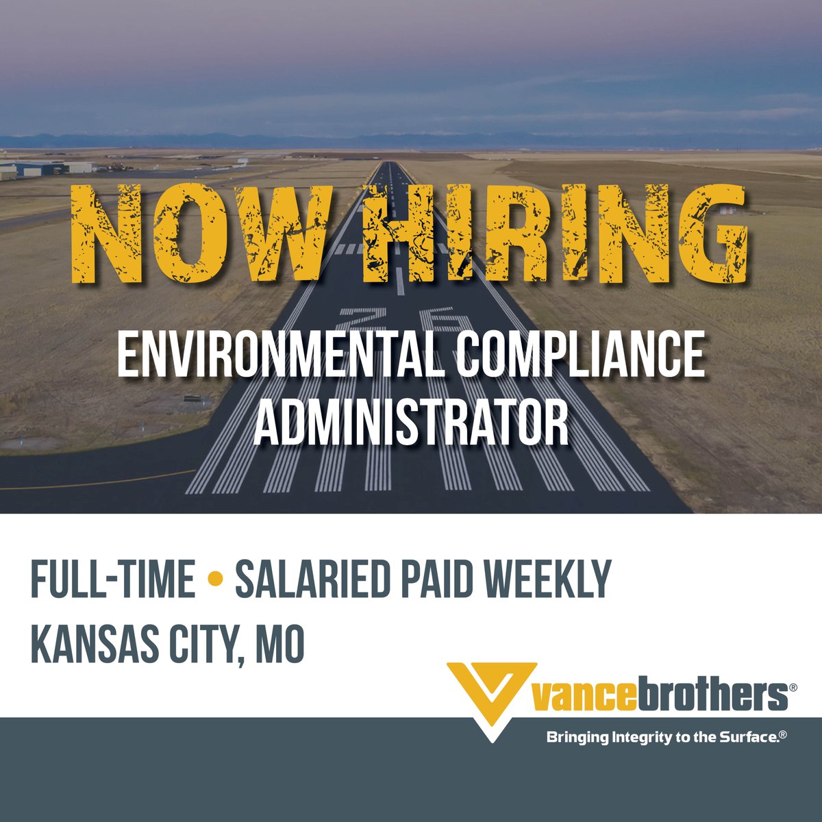 VanceBrothers's tweet photo. Vance Brothers is searching for an Environmental Compliance Administrator who is well-versed in safety, health and environmental procedures. We’re looking for an organized individual to manage and optimize our systems for regulatory compliance: https://t.co/89ucqSsqQZ https://t.co/RWhKtCxsmR