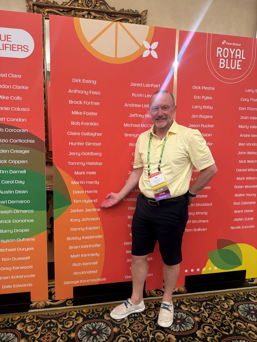 StoneHillNJ's tweet photo. Honored to have attended the 2025 Royal Blue Conference hosted by Penn Mutual earlier this month in beautiful Orlando, Florida!

This event celebrates top financial professionals and it was a privilege to be among such an inspiring group. Connecting with peers, sharing ideas and enjoying some down time with family made it all the more special. 

hashtag#stonehillfinancial hashtag#wealthmanagement hashtag#pennmutual hashtag#royalblueconference hashtag#financialprofessionals