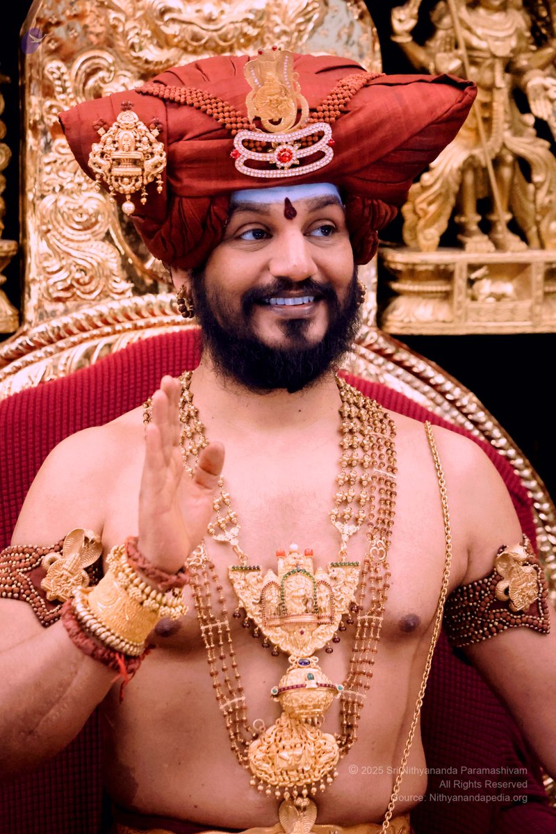 SriNithyananda's tweet photo. 19 MAY 2025 - LIVE DARSHAN WITH THE SUPREME PONTIFF OF HINDUISM (SPH) BHAGAVAN SRI NITHYANANDA PARAMASHIVAM. #Nithyananda #KAILASA https://t.co/Q3CY8cFEWj