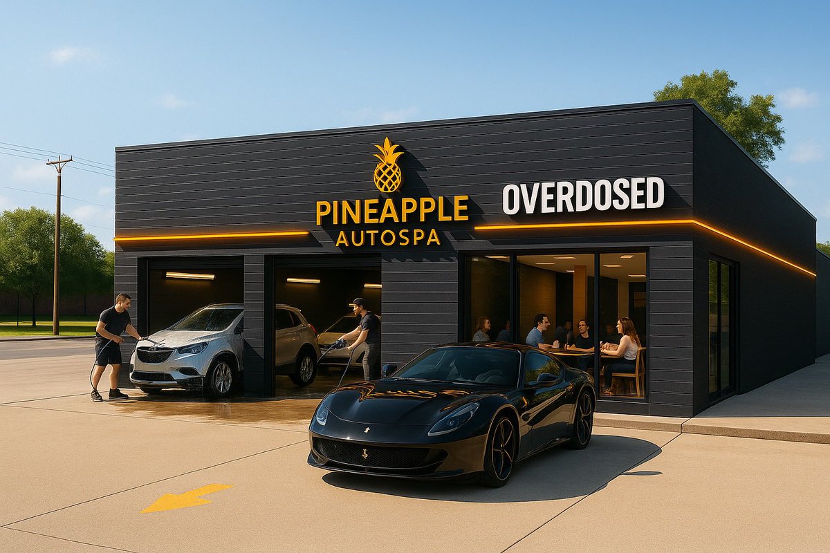 Just like that, a new venture kicks off.

I just took over this spot in Montrose — turning it into Pineapple AutoSpa x Overdosed Coffee. A luxury hand car wash meets a modern coffee lounge.

One thing I regret with my restaurant journey? Not documenting it all in real time — the
