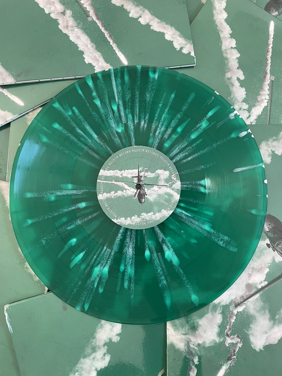 Vendredi 23 Mai 18H00 
Repress 100 ex Transparent Green Splattered White 
Agustarecords.bandcamp.com