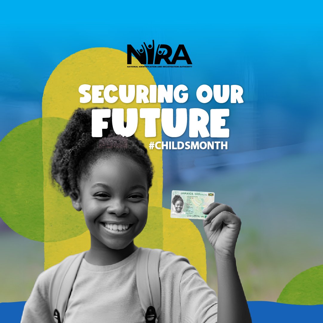 NIRAJamaica's tweet image. Little voices, BIG futures!  Let's empower the next generation by ensuring every child feels valued, heard, and protected. Free ID from birth – building a stronger foundation, one child at a time.

#ChildMonth