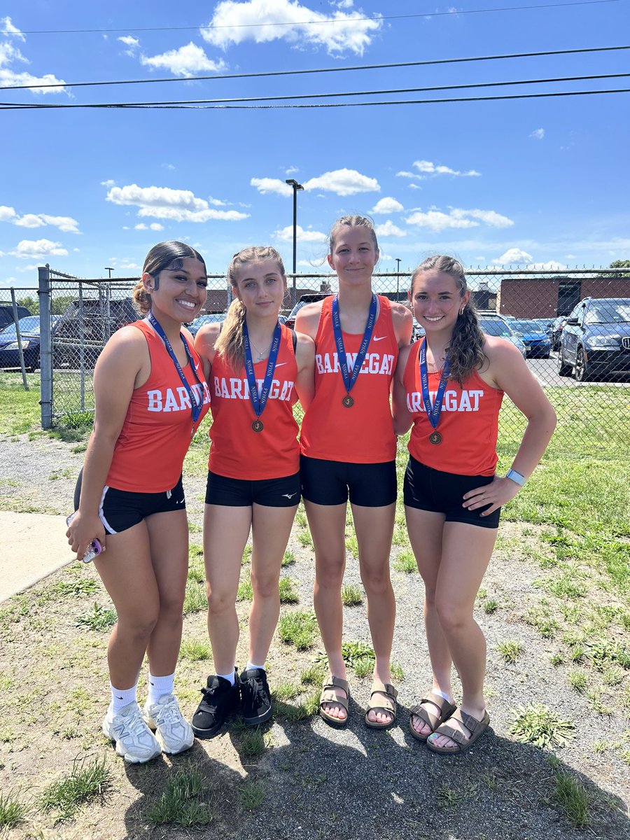 Barnegat Ladies made a statement this weekend! As a team we placed 2nd (best showing EVER), scored more team points than ever before&amp; 15 are moving on to Group 2 Champs- the most we have ever had. This was a historic meet for us in so many ways!!
<a href="/bengalpride67/">John Germano</a> <a href="/BarnegatSchools/">Dr. Brian Latwis</a>