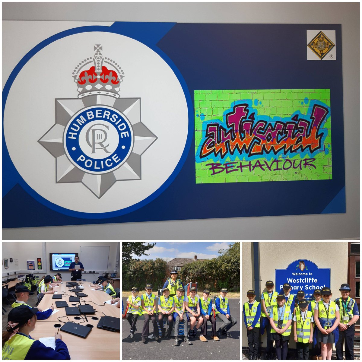 #westcliff 
#westcliffe primary school 
Today's mini police 🚔 session was about anti-social behaviour. 
The mini police students were out and about patrolling around the estate and were able to identify issues in the area
#minipolice
#notinourcommunity