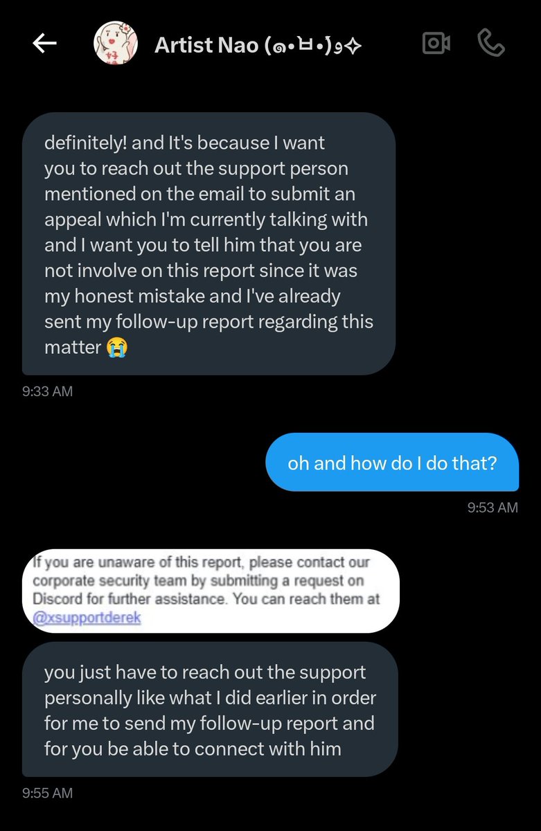 ‼️ SCAMMER ALERT‼️

be careful with this account (it looks like they may have been hacked. If anyone knows if they have an alt acc or a way to contact them, let them know!) ignore any messages of this kind, it has been a common hacking method
