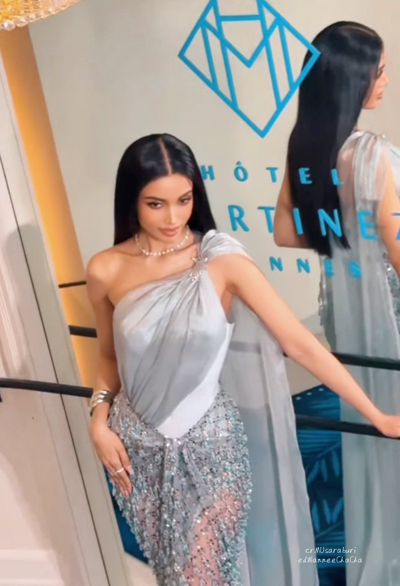 cha_wannee's tweet photo. VEENA CANNES RED CARPET  19MAY2025 @VeenaPraveenar
#VEENACannesFilmFINALE https://t.co/B2gQRYnkl6