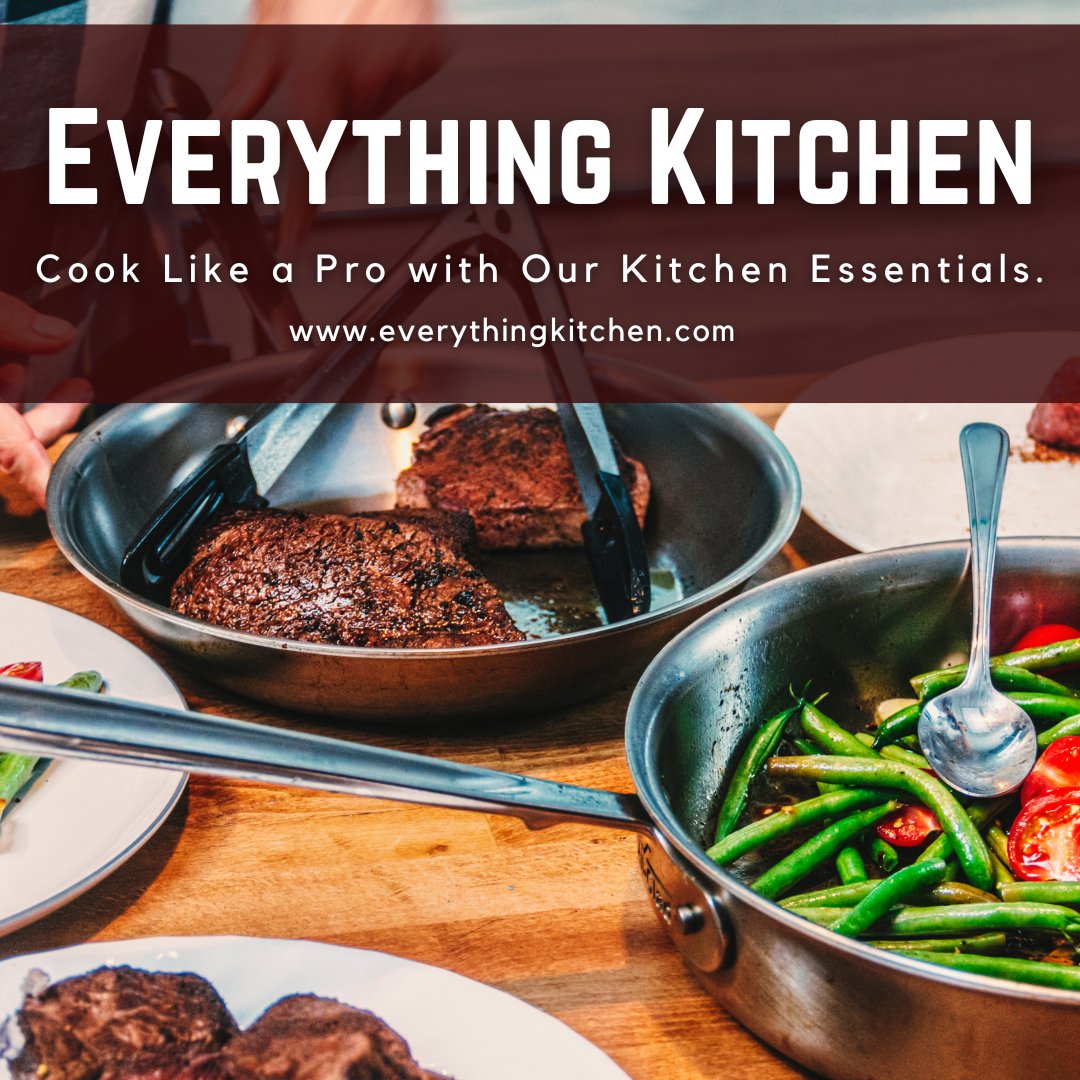 Everythingktch's tweet image. Everything kitchen is now open! Shop with us today. Everythingkitchen.online

#KitchenSupplies #CookingTools #KitchenEssentials #HomeChef #KitchenOrganization #Cookware #KitchenGear #FoodieFinds