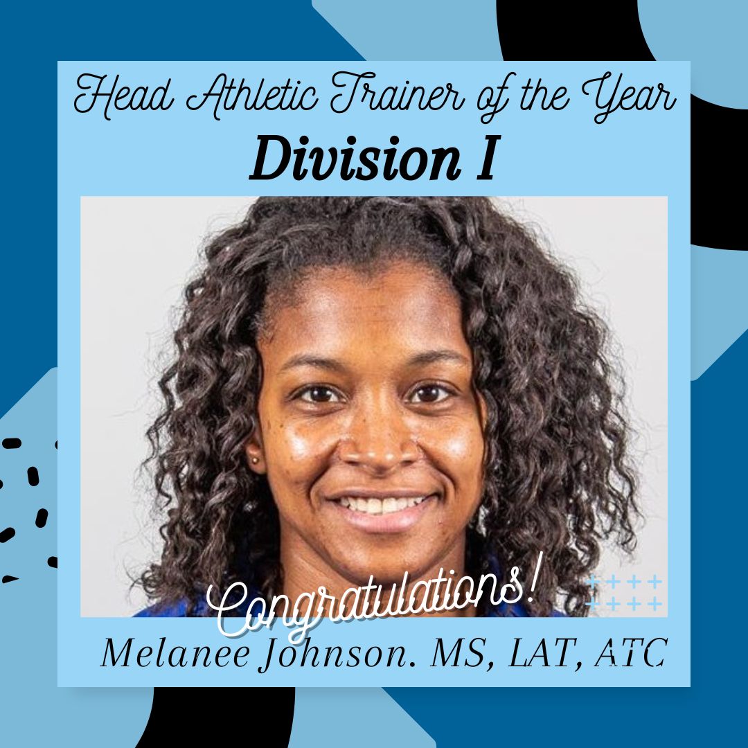 NATA_ICSM's tweet image. Congratulations to Melanee Johnson MS, LAT, ATC!
Each year the ICSM recognizes one individual for exceptional performance as a head athletic trainer who is actively involved in their community or campus, athletic training associations and promotion of the profession.
