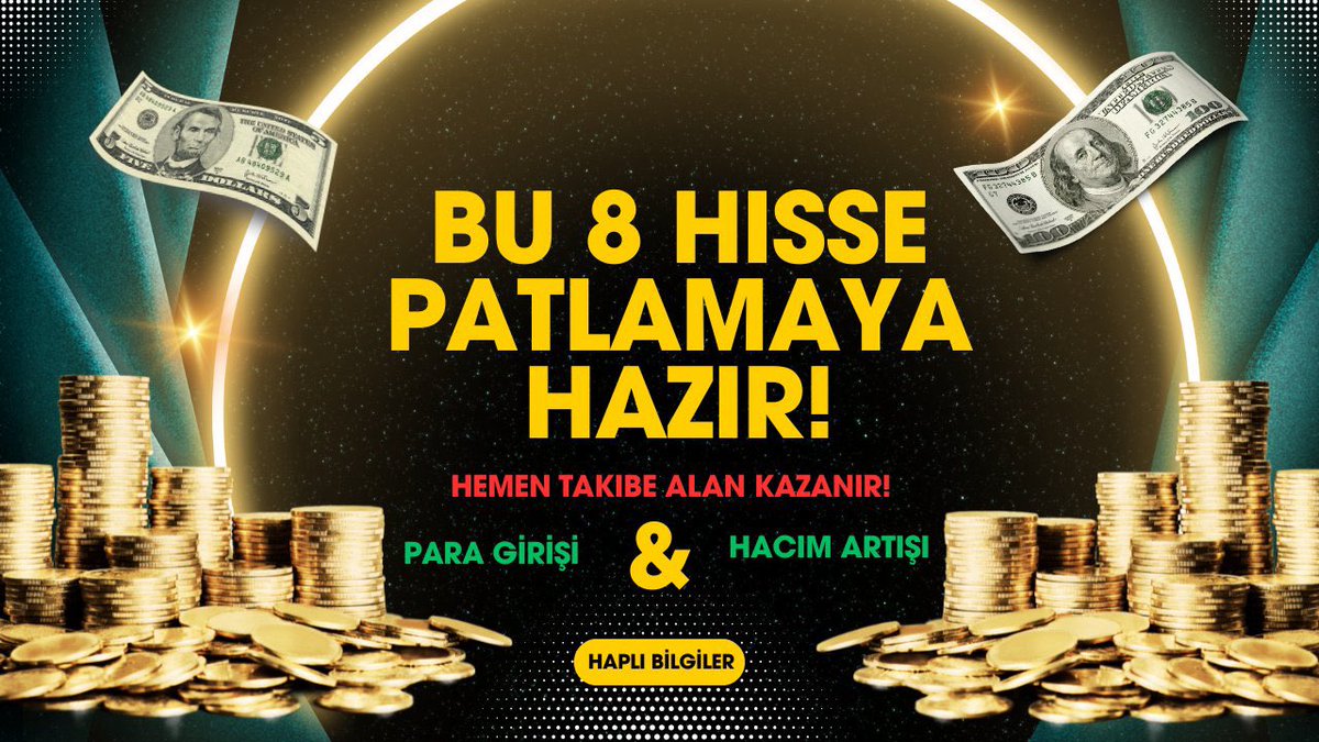 🔸 Küresel gelişmeleri ve barış sürecinin ekonomiye etkisini,
🔸 Son günlerde para girişi olan büyük hisseleri (KCHOL, GARAN, YKBNK, SASA, BIMAS vs.),
🔸 Ve hâlâ çok ucuz, teknik olarak güçlü, büyük potansiyelli 8 hisselik fırsat listesini seninle paylaşıyorum!
📊 İşte radarımda