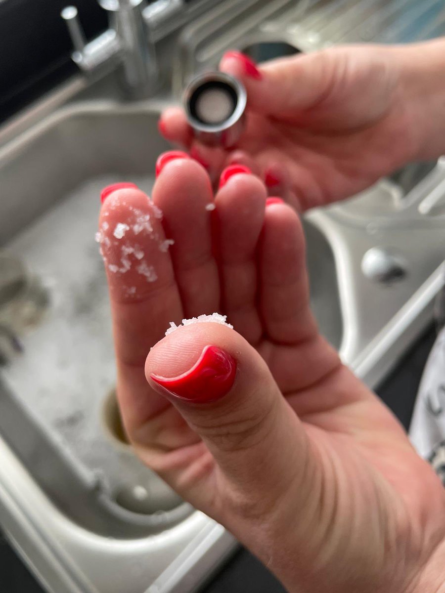 K8tieV's tweet photo. @unitedutilities why do we keep getting this in our taps blocking our supply? It’s like grit - this is a build up in 2days! https://t.co/J12g6tASKt