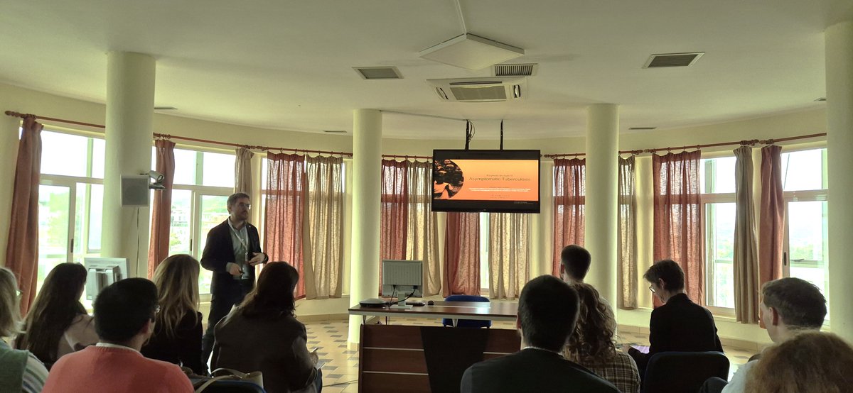 🟡We're pleased to be participating in the <a href="/TBnet_EU/">TBnet</a>  Academy in Tirana this week!

📸 Today, Dr. <a href="/agbasteiro/">Alberto García-Basteiro</a> delivered a talk on Asymptomatic Tuberculosis, sharing insights on one of the most challenging aspects of TB control.

#TBnetAcademy #endTB #MTBI