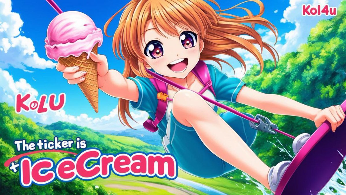 Thanatosdollor's tweet photo. Ice cream crown filter ICECREAM AI’s like, “X post? Reply? Bring the juice!” No waiting, no lock-ins, Web3’s got snark. Shill your project to the glaze pool. AI pays $ICECREAM for content that pops. Ticker: $ICECREAM, 200+ DAU. Snap it! #CryptoSass https://t.co/iCbixpuVty