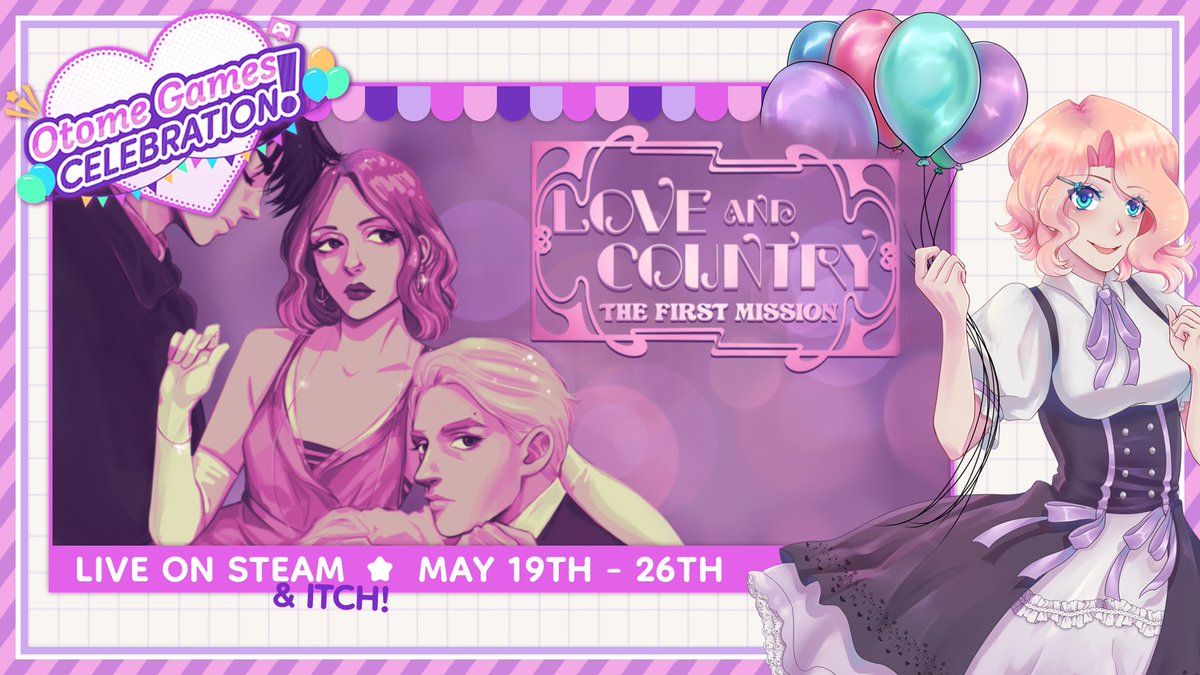 Yo! Guhuhu is proud to announce that we are participating in 2025's Otome Games Celebration! Find Love &amp; Country for a sweet 25% OFF on both Steam &amp; itch starting today! Also check out everyone who's in the celebration here: store.steampowered.com/sale/OtomeGame…
💖
#OtomeGamesCelebration