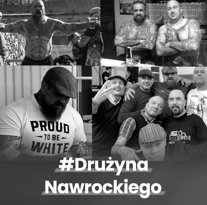 Czy tam jest tatuaż ze swastyką jak u kolegów Karolka ???  Jak myślicie ? Przecież on wygląda tu jak typowy gangus i kibol ???