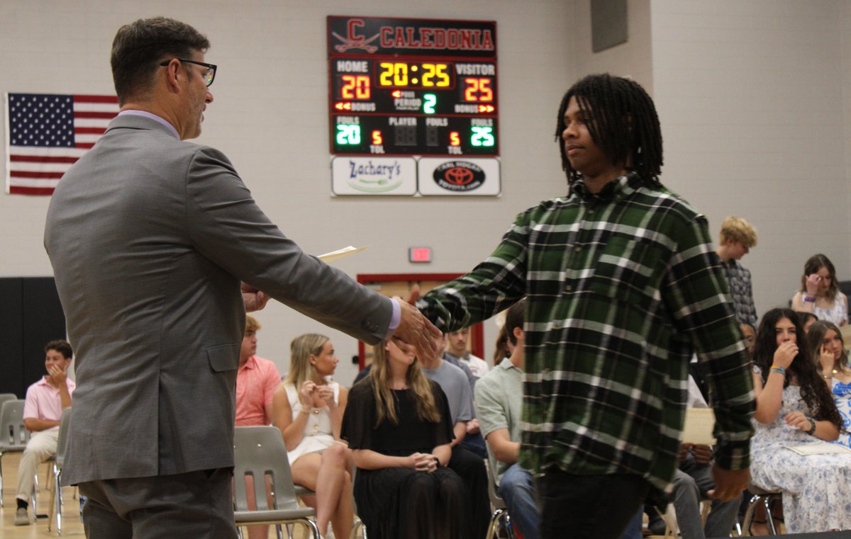 Sophomores were the first students to receive their awards Monday morning to kick off Caledonia High School's Awards Day. Freshmen also received their awards Monday. Seniors and junior will receive their awards Tuesday. (MORE)