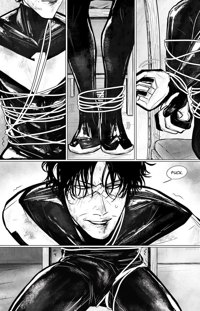 Urktola's tweet image. let's have some fun?
(Don't leave Dick tied up alone, it can lead to unexpected consequences)
#dc #Nightwing #dickgrayson