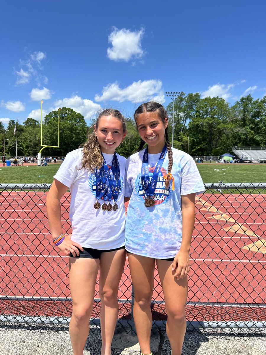 MOVING ON AFTER DAY 2:

Freshman Angelina Colavita (right) added the 800 (4th) and 3200 (3rd) to her 2nd place 1600 on Saturday to move on in all THREE events she competed in… AMAZING STUFF RIGHT HERE!!

<a href="/bengalpride67/">John Germano</a>
