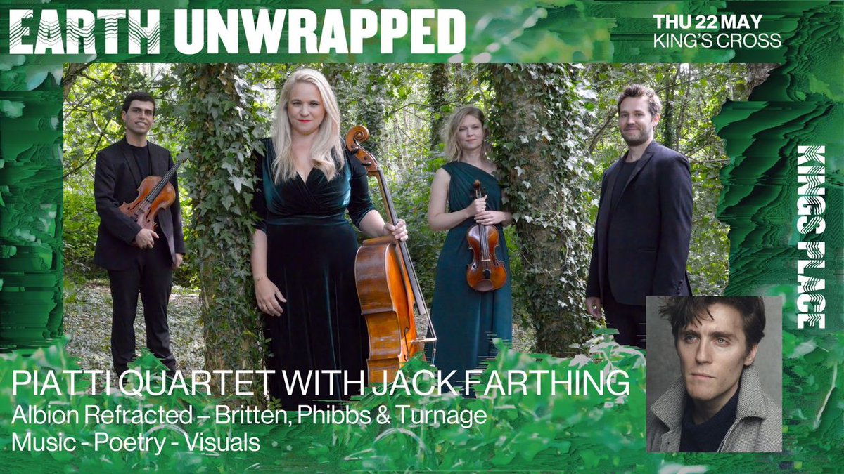 PoetryBookSoc (@poetrybooksoc) on Twitter photo We're so excited to hear about this poetry & music event <a href="/KingsPlace/">Kings Place</a> with the Piatti Quartet this Thursday 22nd May, centred around the evocative poet, Alice Oswald.
The event will take a contemporary look at our relationship with nature and the landscape with poetry readings We're so excited to hear about this poetry & music event <a href="/KingsPlace/">Kings Place</a> with the Piatti Quartet this Thursday 22nd May, centred around the evocative poet, Alice Oswald.
The event will take a contemporary look at our relationship with nature and the landscape with poetry readings
