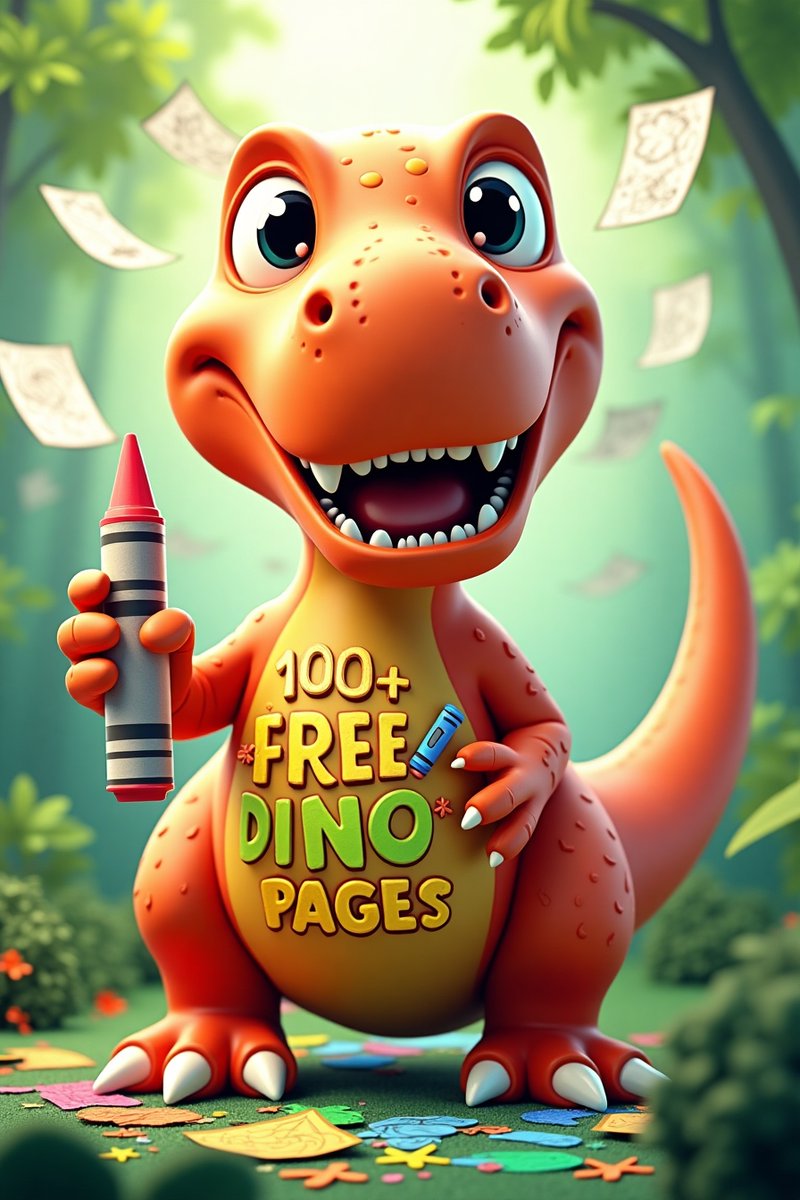SmartVision75's tweet image. 100+ BOLD &amp;amp; EASY Dinosaur Coloring Pages for Kids – Roaring Fun for Little Artists! (Printable)1.32$ Let the Dino Adventure Begin 
creativelearn.gumroad.com
 #DinosaurColoring #KidsActivities  #ParentingHacks #PreschoolFun #ColoringPages #EarlyLearning #DinoLovers #viral #dinosaurs
