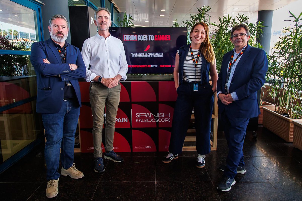 Film Madrid (@film_madrid) on Twitter photo 🎞️ Asistimos al anuncio de los proyectos seleccionados para la 2° edición de ECAM Forum (10-13 junio), foro de coproducción que se celebra en Madrid y que cuenta con el apoyo de <a href="/CulturaCMadrid/">Cultura▪️Comunidad de Madrid</a>.
🎥 El acto ha tenido lugar en el marco del Marché du Film del Festival de Cannes. 🎞️ Asistimos al anuncio de los proyectos seleccionados para la 2° edición de ECAM Forum (10-13 junio), foro de coproducción que se celebra en Madrid y que cuenta con el apoyo de <a href="/CulturaCMadrid/">Cultura▪️Comunidad de Madrid</a>.
🎥 El acto ha tenido lugar en el marco del Marché du Film del Festival de Cannes.