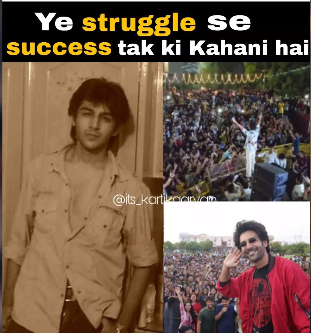 If Mehnat ka Phal had a face:
#14YearsOfKartikAaryan #KartikAaryan