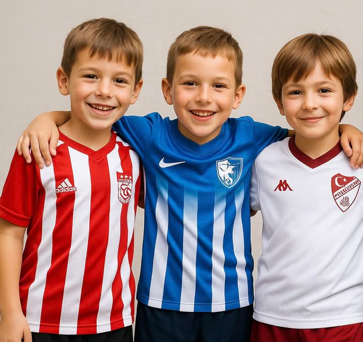 Üç kardeşler.
#Erzurumspor
#Elazıgspor
#Sivasspor

Hep birlikte el ele inşaallah Süper Lig'e. 💙🤍❤️