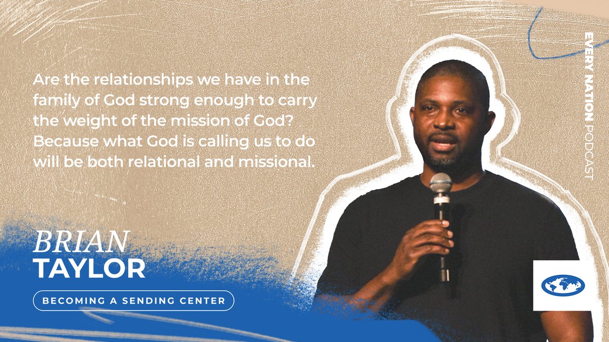 As apostolic centers, how can we boost our sending capacity? Brian Taylor preaches on how relationship and mission go hand-in-hand.

Brian is the lead pastor of Every Nation Cincinnati Church and serves as a professor of preaching at Every Nation Seminary.

New podcast out now!