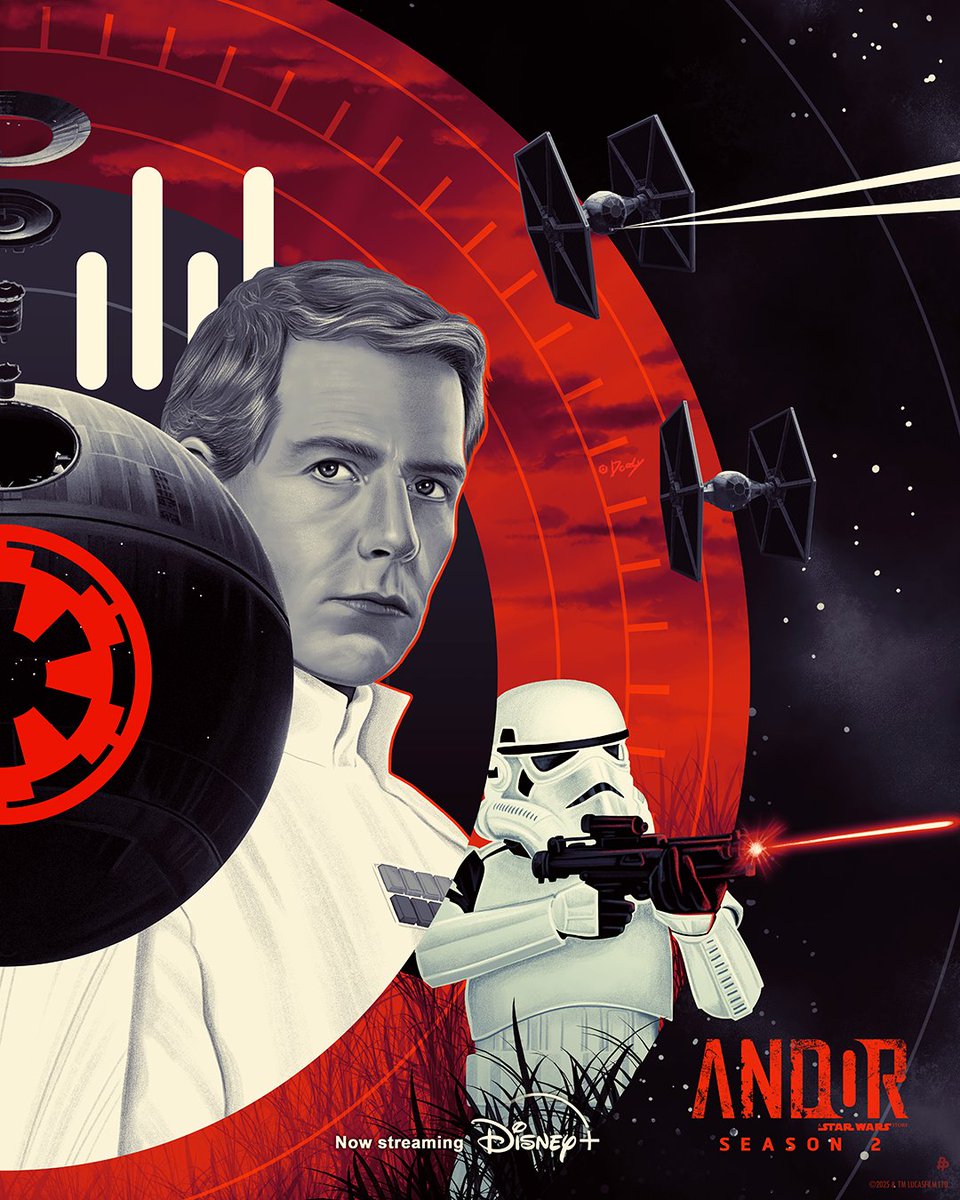 Resistance meets Empire. Artwork inspired by Andor and illustrated by @doaly.

All episodes of Andor are now streaming only on <a href="/DisneyPlus/">Disney+</a>.