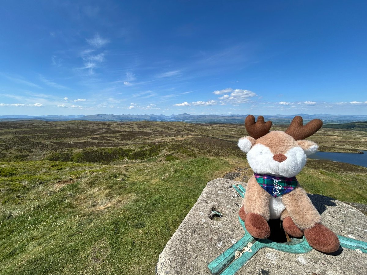 Scotland has been having some glorious weather recently ☀️

Here's Munro on a journey up the Kilpatrick Hills with our team as they train for the 3 peaks challenge next month. If you look closely you can see Loch Lomond in the background!
